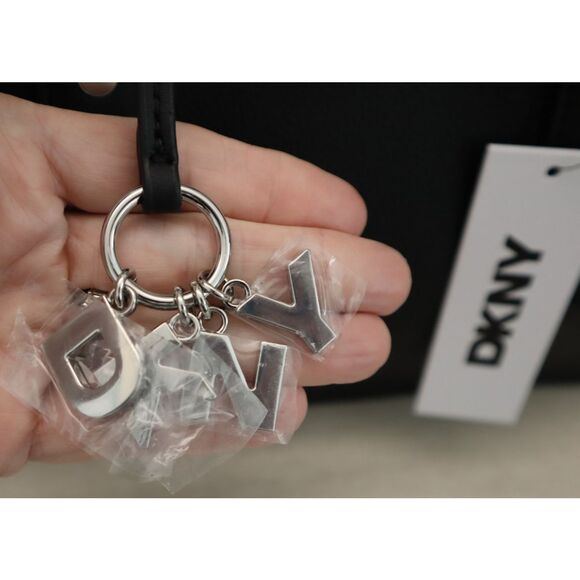 DKNY R53DAN01 Black PU Leather Marla Triple Compartment Shoulder/X-body Bag - Picture 3 of 16